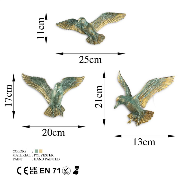 Aberto Design BIRDS 1 Multicolor